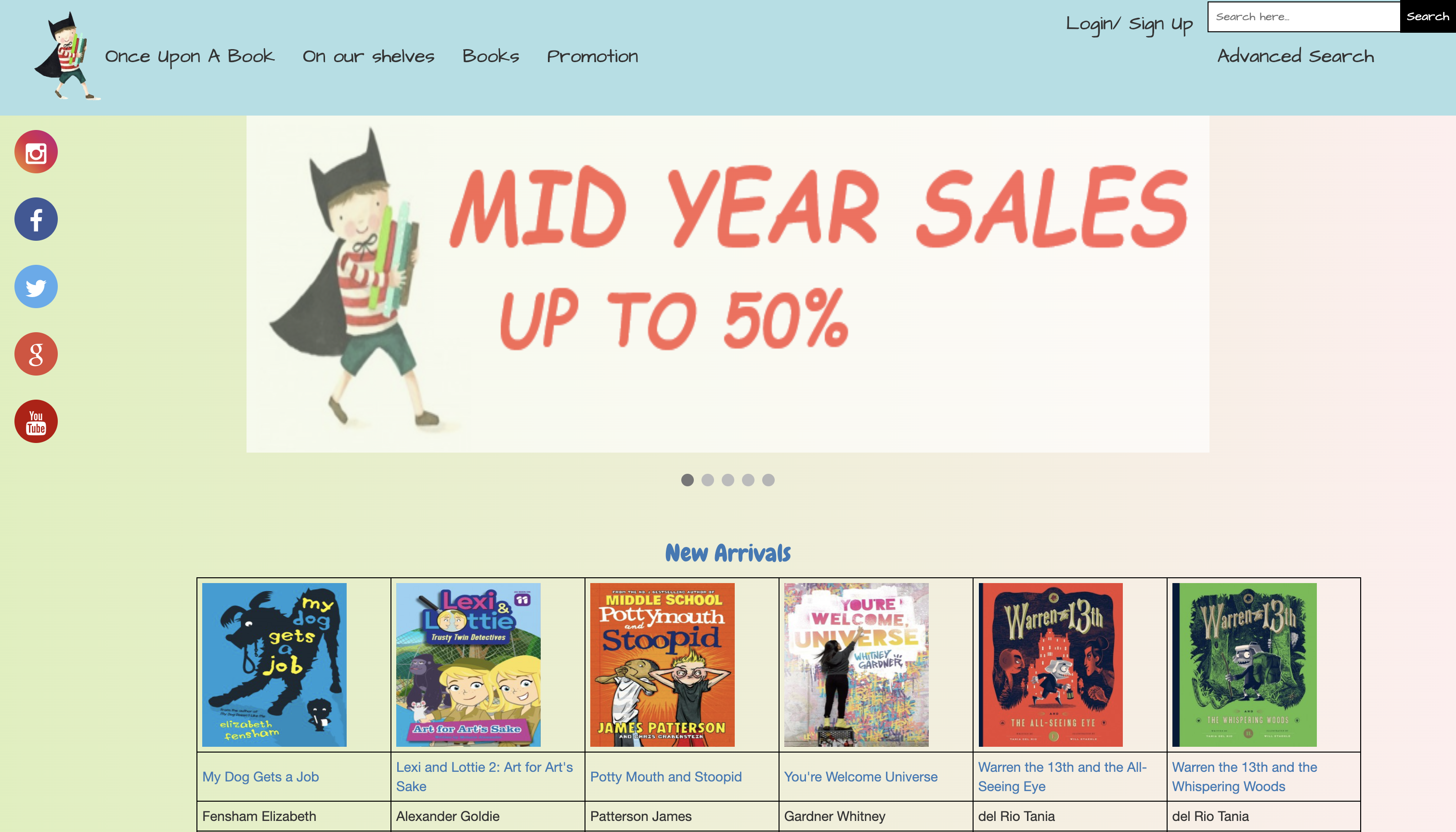 Book Store Webpage